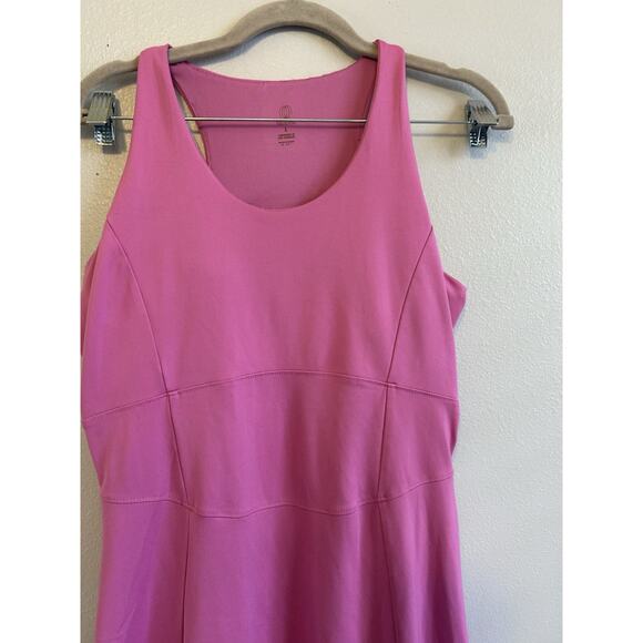 Pink Sporty Tennis Dress Preppy Sport Bra Barbie Flirty Fun Outdoor ActiveWear L - Picture 11 of 11